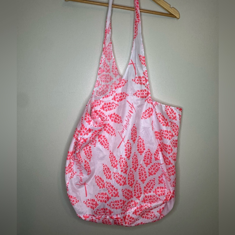 Free People Movement Pink Printed Packable Tote Bag